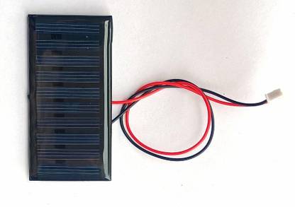 Electronics Crafts 6 volt 60 mA solar Panal with 2 pin connector wire Solar Panel