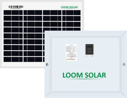 LOOM SOLAR 10 Watt - 12 Volt Solar Panel