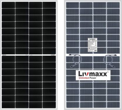 LIVMAXX Mono Half-Cut Bifacial 250W- 12V Bahubali Series Solar Panel
