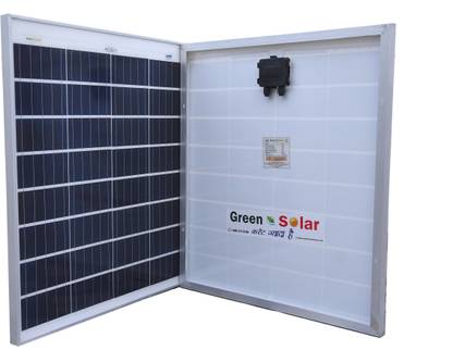 Rgtas Green Solar Panel 75 Watt 12 Volt Polycrystalline Carat 24 GR Series Solar Panel
