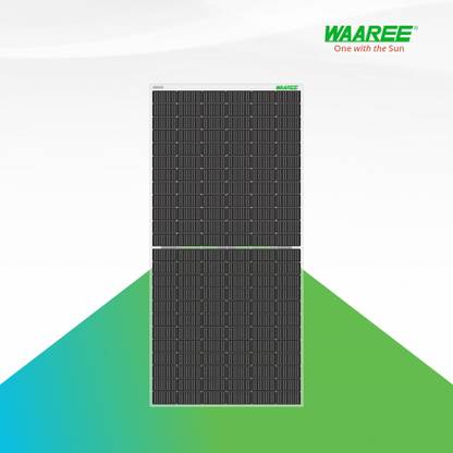 WAAREE 445 Watt II Bi-facial 144 Cell (Pack of 1) Solar Panel