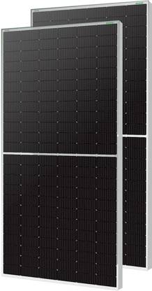 WAAREE Solar Panel 535 Watt (Pack of 2) Half-cut 144 Cells Mono Perc Bifacial Solar Panel