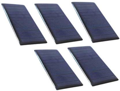 ERHIndia Mini Solar Panel 80x40 mm 6v 60ma Retangular Shape Solar Cell for School Solar Panel