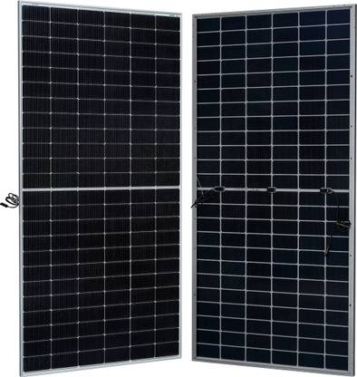 WAAREE Solar Panel II 570 Watt, 5700 Watt Power TOPCON Bi-facial 144 Cell (Pack of 10) Solar Panel