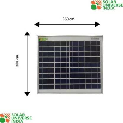 SOLAR UNIVERSE INDIA Solar 10 Watt, 12 Volt Solar Panel - Poly Crystalline Solar Panel
