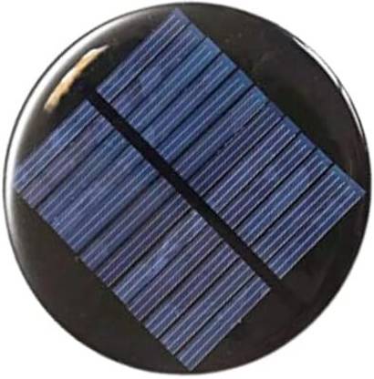 ERHIndia 1 Pc 80 MM Mini Solar Cell 6V-100mAh Round Shape Solar Panel Solar Panel