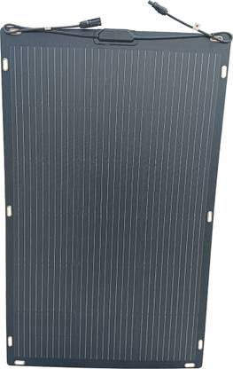 IFITech 100W 24.5 Volt ETFE Semi Flexible Solar Panel- Black Solar Panel