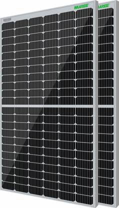 WAAREE 545 Watt (Pack of 2) 24 Volts 144 Cells Framed Dual Glass Mono PERC Bifacial Solar Panel