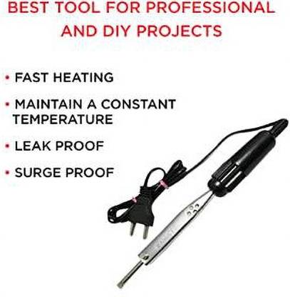 shakti GLUE GUN WITH STICKS AND SOLDER WIRE High Temperature Corded Glue Gun