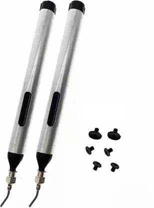 A&S TOOLSHOP IC SMD Pick Vacuum Sucking Pen Picker Up with Suction headers(2Pcs) 0 W Temperature Controlled
