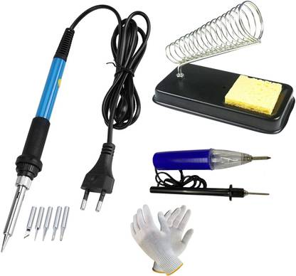 Digital Craft Electric Iron 60W,Soldering Iron Stand,Electronic Continuity Tester 60 W Temperature Controlled