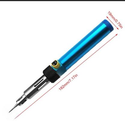 Vinayakart 3-in-1 Gas Soldering Iron Butane Blow Torch Portable Solder Iron Gun Cordless Welding Pen Burner 70 W Temperature Controlled