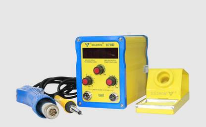 iBAT SOLUTIONS Soldron 878D 600W 200°C - 480°C ESD Safe Soldering And Hot Air Rework Station 600 W Temperature Controlled
