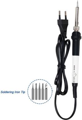 BALRAMA With 5pcs Solder Tip Bit Set Soldering Iron 60W 908 Variable Temperature Control 60 W Temperature Controlled