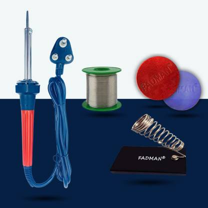 FADMAN 4 IN 1 Combo Red Heavy Professional 60 Watt Soldering iron Kit 60 W Simple