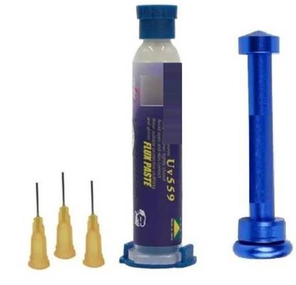 BABATOOLS uv559 flux paste with 3 needle & pusher 1 W Simple