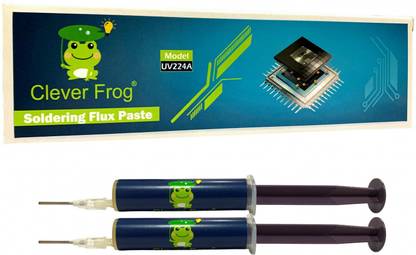 Clever Frog Original Soldering & Desoldering Flux (2 Pack Combo) (10cc Each) 20 W Simple