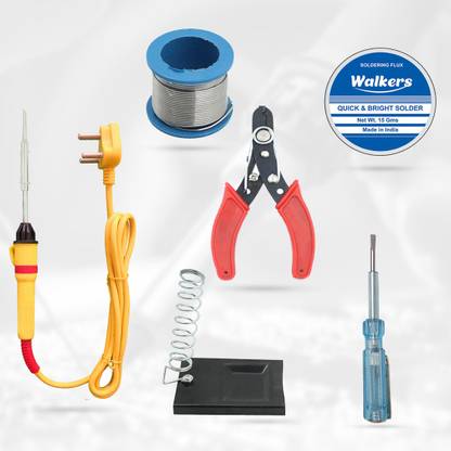 Walkers WKCB19M1 6in1 Basic Bundle 25W Soldering Iron Machine Combo Kit Set 25 W Simple