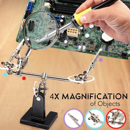 uptodatetools Clips Magnifying Lens, Perfect for Soldering, Crafting & Micro Objects 0 W Simple