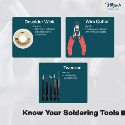 HOWN TECH Soldring Iron kit 478 25 W Temperature Controlled