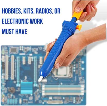uptodatetools Desoldering Pump 13" Solder Sucker Silicone Desoldering Tool Desoldering Pumps 0 W Simple