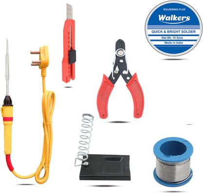 Walkers WKCB18M1 6in1 Basic Bundle 25W Soldering Iron Machine Combo Kit Set 25 W Simple