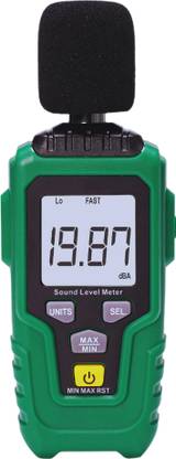 Octec Digital Sound Level Meter | 35-135dB Decibel & Temp Sensor | Backlit LCD Display Sound Meter