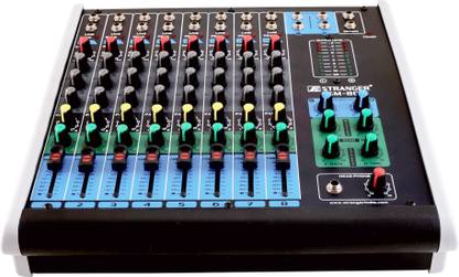 SE STRANGER 8 Channel Live Audio Mixer with Digital Echo Effects SM-800E Analog Sound Mixer
