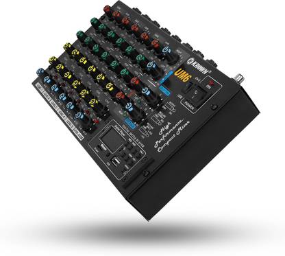 SE STRANGER Professional 6-Channel Mixer UM-6 USB Digital Sound Mixer & Audio Interface USB Analog Sound Mixer