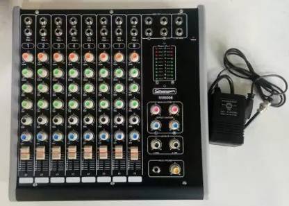 soundcraft Stranger SM-800E with Adapter 8 channel Analog Sound Mixer