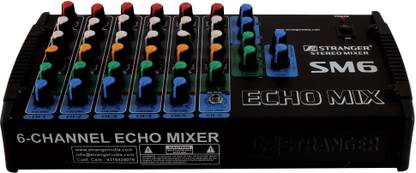 SE STRANGER SM-6 Stereo Echo Mixer 6 Channel Analog Sound Mixer