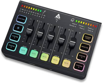 Audio Array AI-06 Streaming Audio Mixer Sound Card XLR, 1/4" & line in Digital Sound Mixer