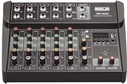 Ahuja FMX- 106DP PA Mixer with ECHO REVERB Analog Sound Mixer