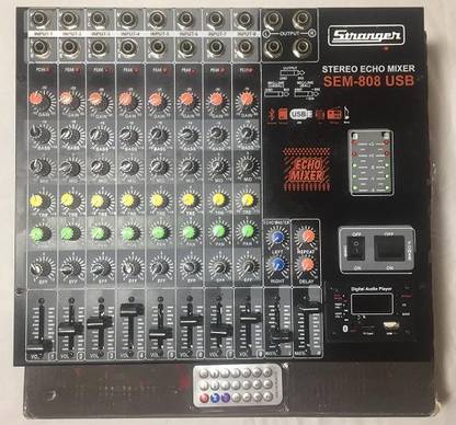 soundcraft STRANGER SEM-808 8 CHANNEL ECHO MIXER Digital Sound Mixer