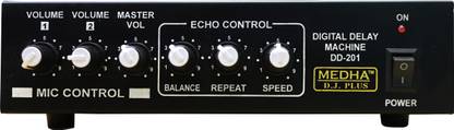MEDHA D.J. PLUS PROFESSIONAL DIGITAL DELAY MACHINE DD-201 WITH DIGITAL IC Analog Sound Mixer