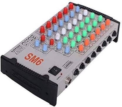 soundcraft Stranger SM-6 6 channel with Echo Effects Digital Sound Mixer