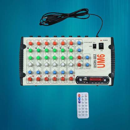 soundcraft Stranger UM-6 6 channel with Echo Effects and USB with Remote Digital Sound Mixer