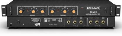 Da.Beatz. ACM2X 2-Way Stereo Audio Crossover for DJ PA & Studio with Dual Output Control Analog Sound Mixer
