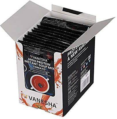 VANESHA Protein Instant Soup Mix Tomato (Nutraceutical) 20g (15 Sachets)