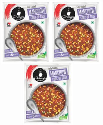 Ching's Secret Manchow Noodles Cook Up Soup 165 g(55g*3)