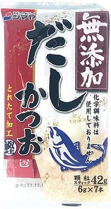 Shimaya Mutenka Dashi Katsuo Soup Stock Powder 42g (7 Stick x 6g Each)