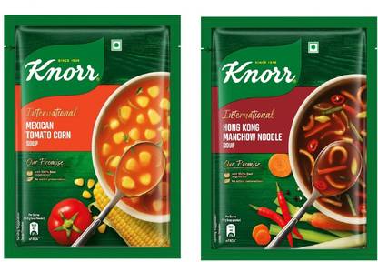 Knorr International Hong Kong Manchow & Maxican Tomato Corn Soup