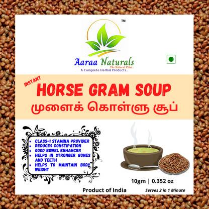 Aaraa Horse Gram Soup (Macrotyloma Uniflorum) (Instant Mix) 10gm (Pack of 3) 30gm