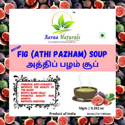 Aaraa Fig Soup (Athi Pazham) (Ficus Glomerata) (Instant Mix) 10gm (Pack of 3) 30gm