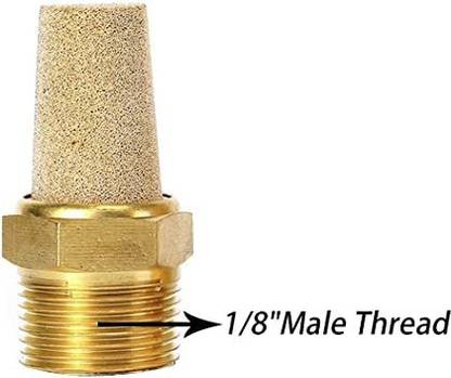 PMW 1/8 Air Exhaust Silencer Muffler - Pack Of 2 Copper Spark Plugs
