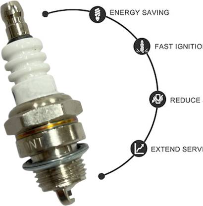 ADAWAT Heavy Duty Spark Plug For 58cc Petrol Chainsaw CK33 Iridium Spark Plugs