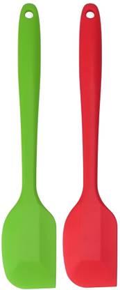 JAMBOREE Silicone Spatula 2 Pc Large Heat Resistant Spatula for Cooking Baking and Mixing Mixing Spatula