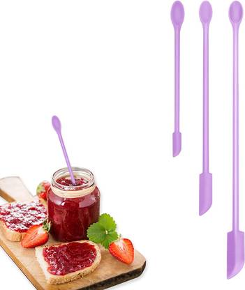 HomeFast Silicone Spatula Set, Mini Jar Scraper Small Silicone Spatula Makeup Spatula Rubber Spatula