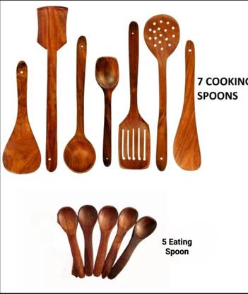 SIFU COLLECTION SHEESHAM-12 Wooden Spatula