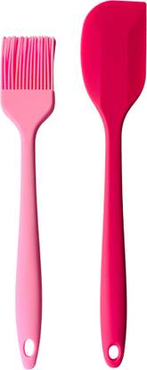Dripdropshop Silicone Brush and Spatula Set of 2 Non-Stick Spatula